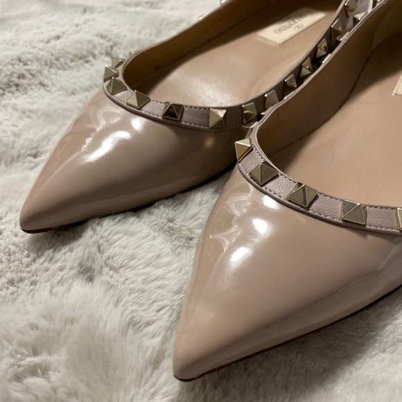 EUC Valentino Rockstud Ballet Flats - Picture 3 of 11